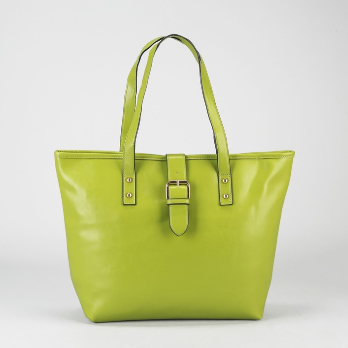 Сумка женская на молнии "Джейн", 1 отдел, 1 наружный карман, зелёная