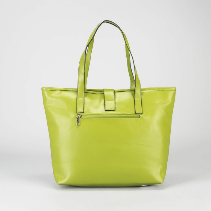 Сумка женская на молнии "Джейн", 1 отдел, 1 наружный карман, зелёная