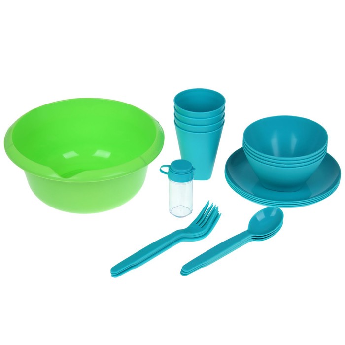 Набор для пикника Picnic mini, цвет бирюзовый