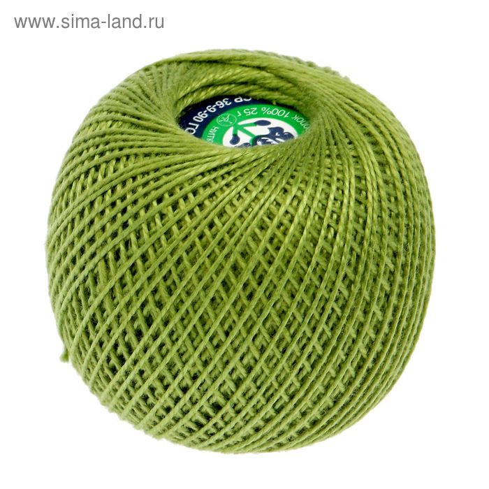 

Нитки вязальные "Ирис" 150м/25гр 100% мерсеризованный хлопок цвет 4006