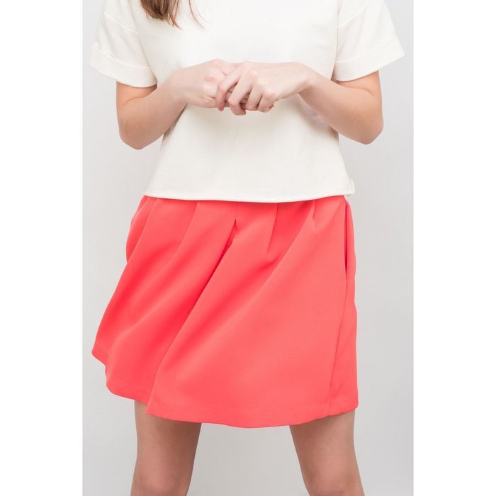 Юбка женская, цвет коралловый, размер 46-48 (L), рост 170 см (арт. 1611349208)