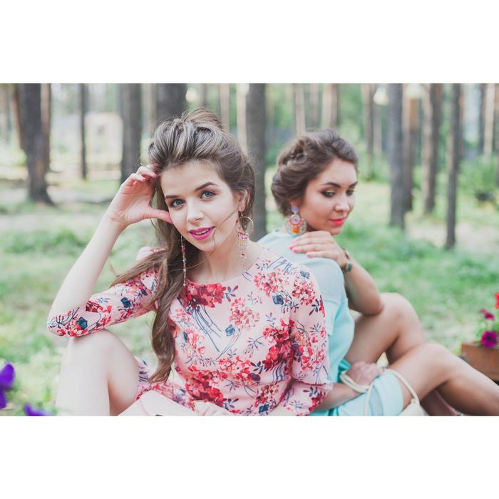 Платье женское, розовый принт, размер 44 (S), рост 170 см (арт. 1611318558)