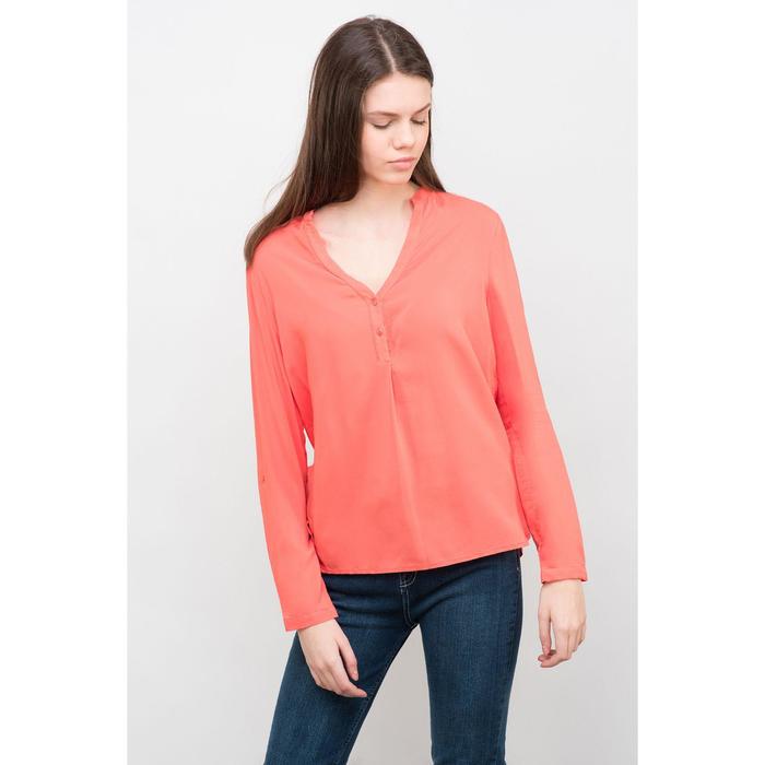 Блузка женская, цвет коралловый, размер 42 (XS), рост 170 см (арт. 1611181325)