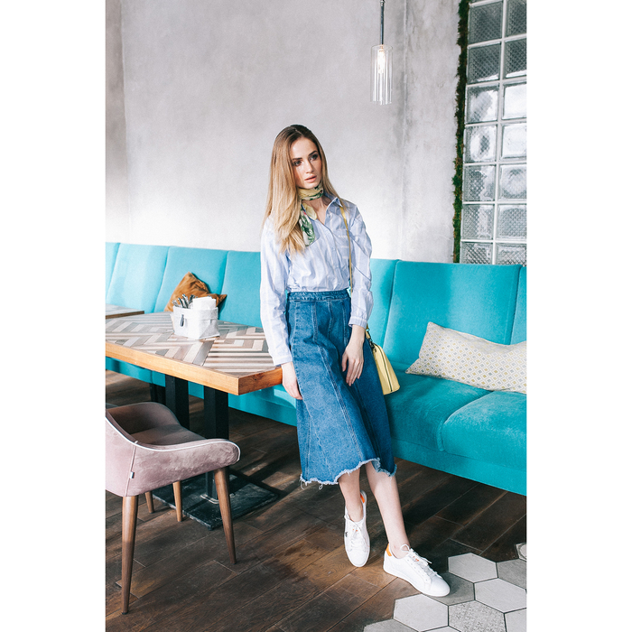 Юбка женская, цвет индиго, размер 44 (S), рост 170 см (арт. 1611218227)