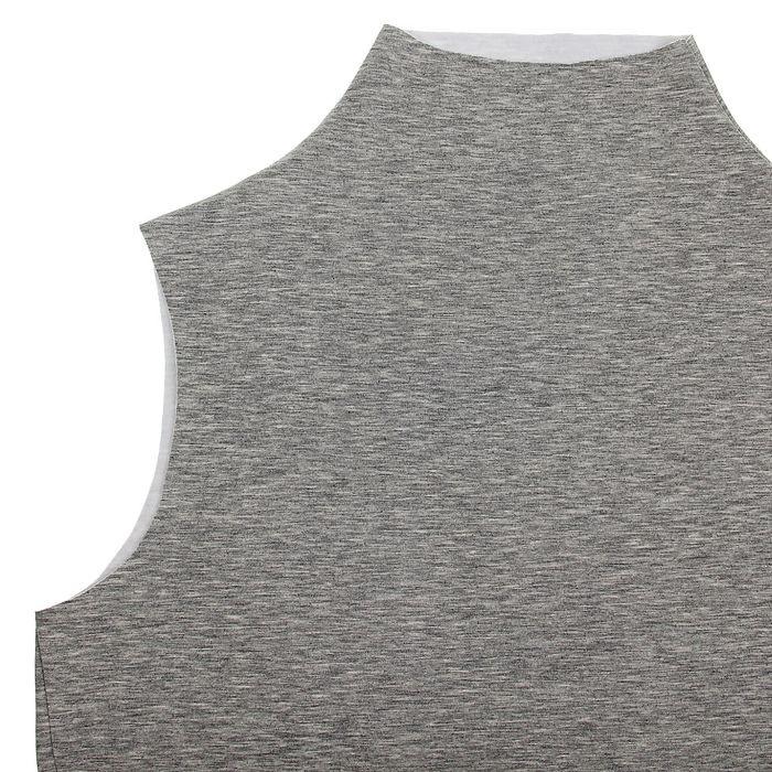 Блузка женская, цвет серый меланж, размер 46 (M), рост 170 см (арт. 1611364463)