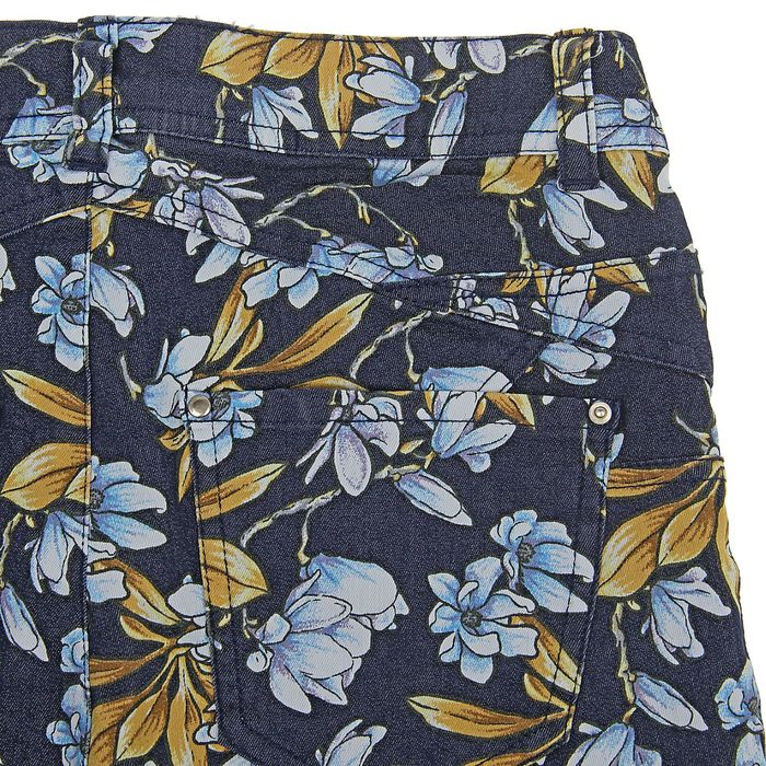 Брюки женские, цвет синий принт, размер 46 (M), рост 170 см (арт. 1611300701)