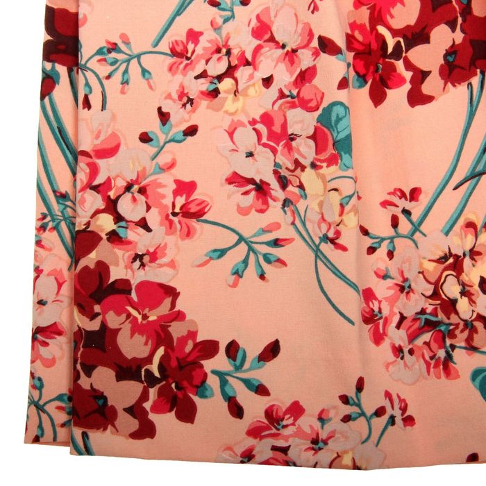 Юбка женская, цвет розовый принт, размер 46-48 (L), рост 170 см (арт. 1611301222)