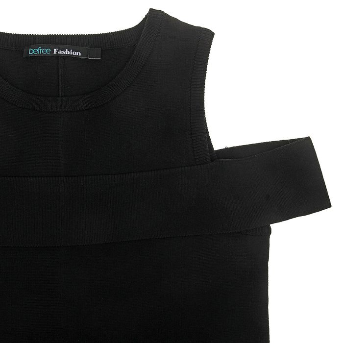 Платье женское, цвет чёрный, размер 46-48 (L), рост 170 см (арт. 1611206560)