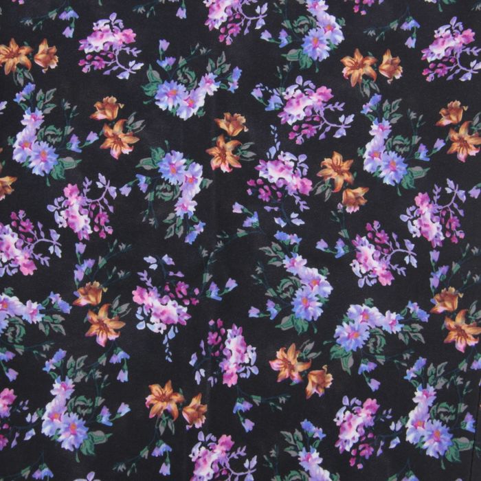 Брюки женские, цвет чёрный с рисунком, размер 46-48 (L), рост 170 см (арт. 1611263730)