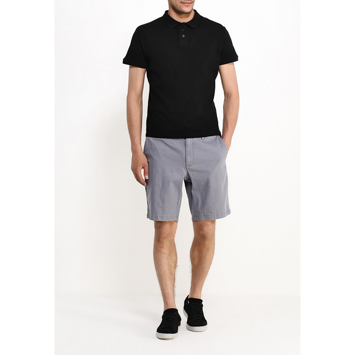 Футболка-поло мужская, цвет чёрный, размер 44 (XS), рост 176 см (арт. 619040411)