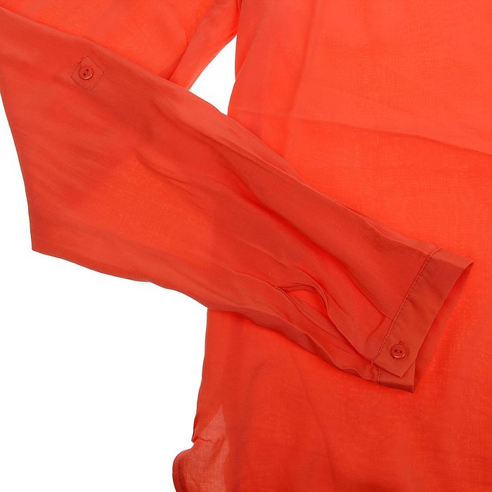 Блузка женская, цвет коралловый, размер 44 (S), рост 170 см (арт. 1611181325)