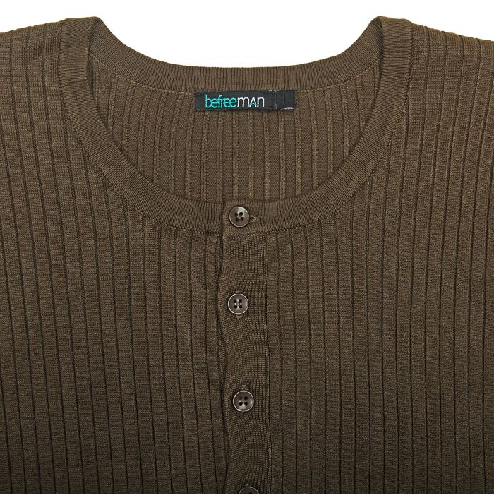 Джемпер мужской, цвет хаки/оливковый, размер 48 (M), рост 176 см (арт. 619030802)