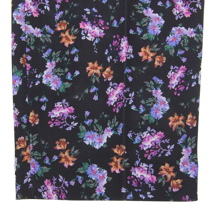 Брюки женские, цвет чёрный с рисунком, размер 46 (M), рост 170 см (арт. 1611263730)