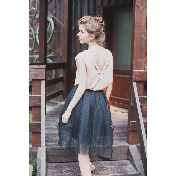 Блузка женская, цвет розовый, размер 48 (XL), рост 170 см (арт. 1611316326)