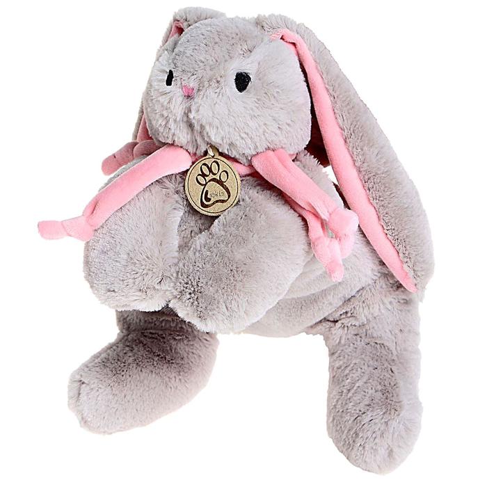 Мягкая игрушка «Кролик», цвет серый