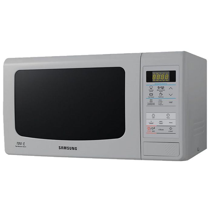 Микроволновая печь Samsung ME83KRS-3, 23 л, 800 Вт, серый