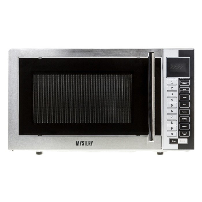 Микроволновая печь Mystery MMW-1718, 17 л, 800 Вт, серебристый