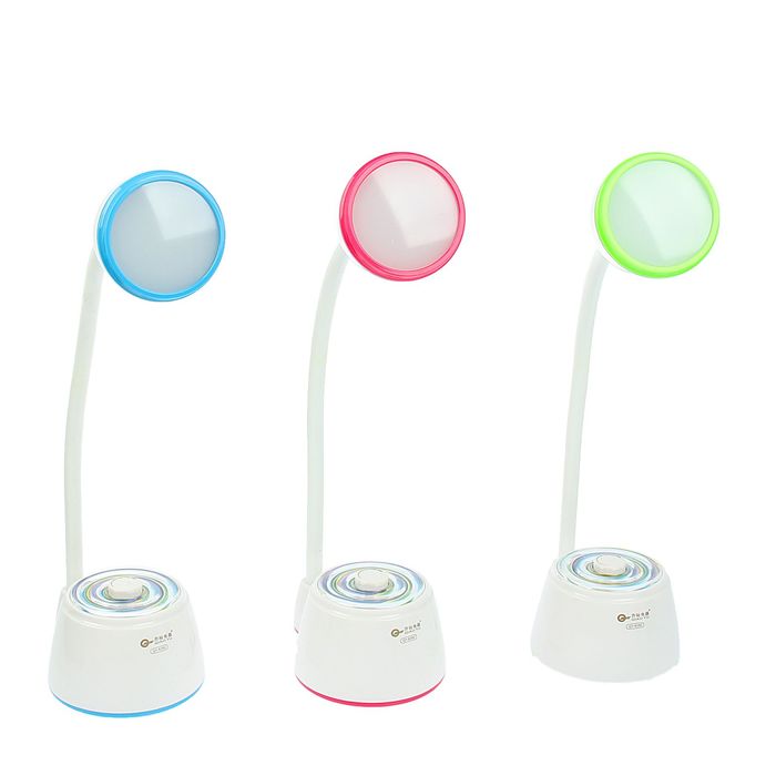 Лампа настольная "Фонарь" 6 диодов МИКС