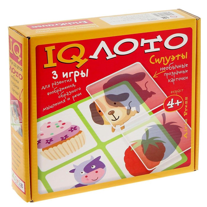 Интеллектуальные игры  Сима-Ленд IQ-лото «Силуэты»