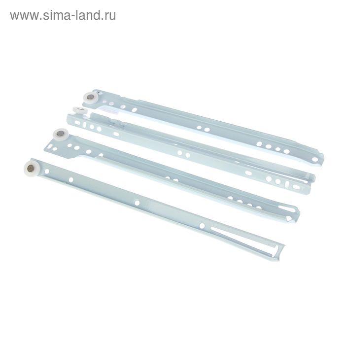 

Роликовые направляющие, L=300 мм, до 12 кг, белые, 4 шт.