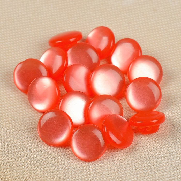 Пуговица, на ножке, 11мм, цвет розовый