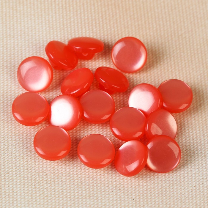 Пуговица, на ножке, 11мм, цвет светло-малиновый