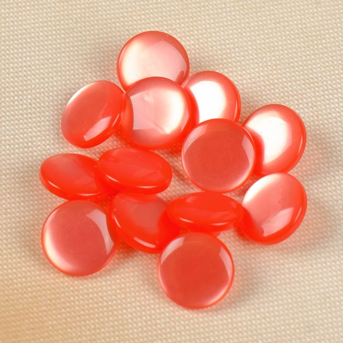 Пуговица, на ножке, 15мм, цвет розовый