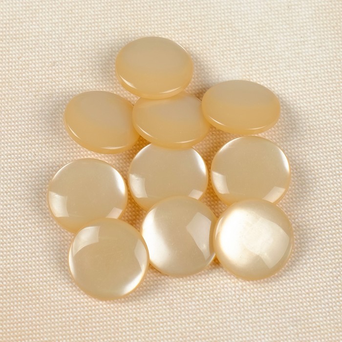 Пуговица, на ножке, 20,5мм, цвет кремовый