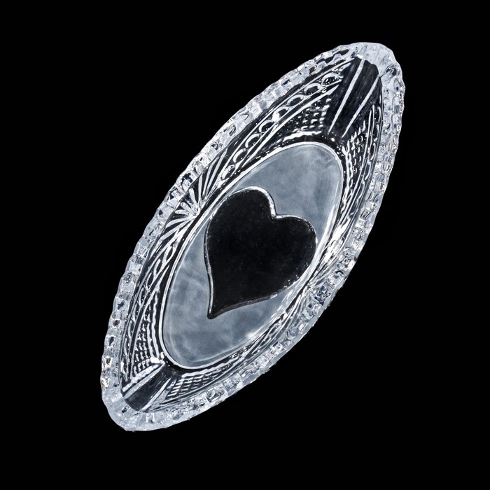 Салатник хрустальный 17,5х7,5х5,5 см, 100 мл