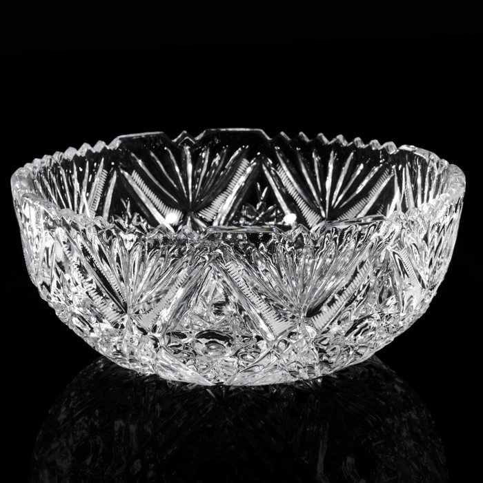 Блюдо хрустальное 24х10,3 см, 2,2 л