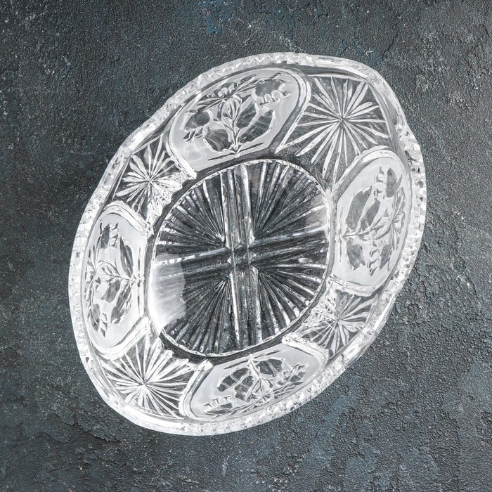 Салатник хрустальный 24х17,5х11 см, 1,5 л