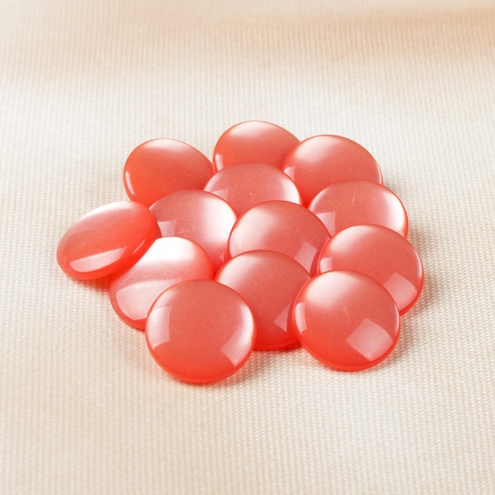 Пуговица, на ножке, 20,5мм, цвет светло-малиновый