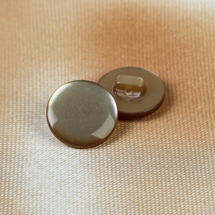 Пуговица, на ножке, 20,5мм, цвет бежевый
