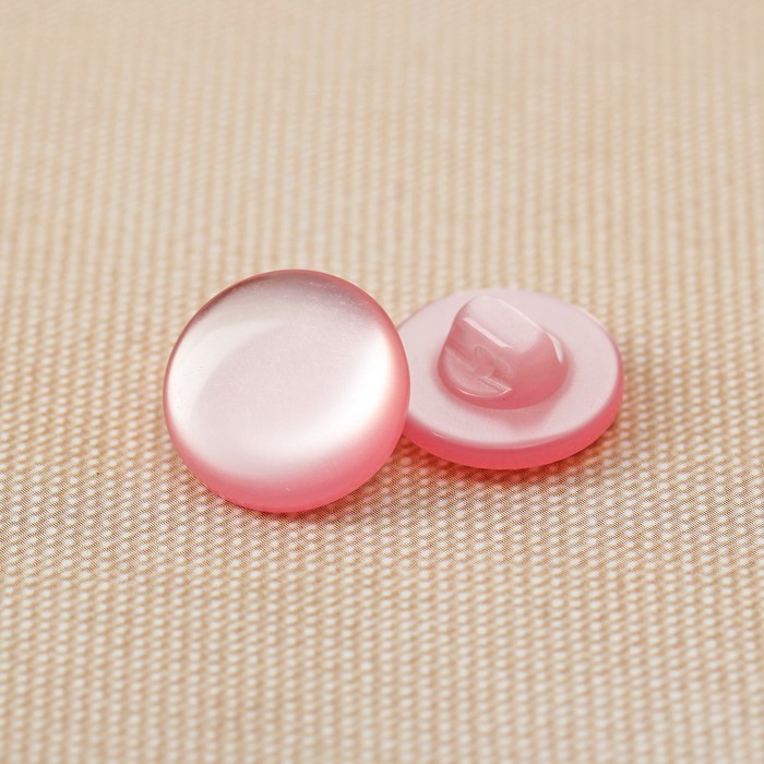 Пуговица, на ножке, 15мм, светло-розовый