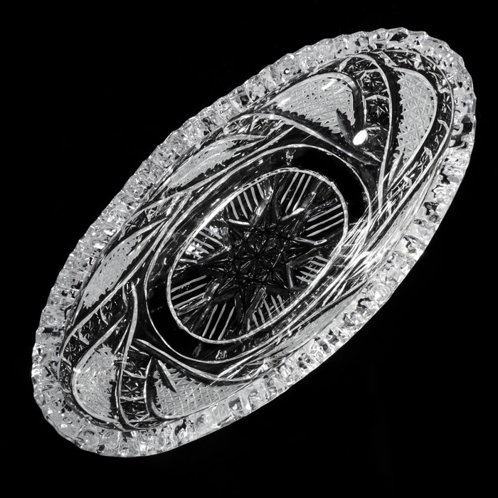 Салатник хрустальный 25х12,5х7,5 см, 1 л