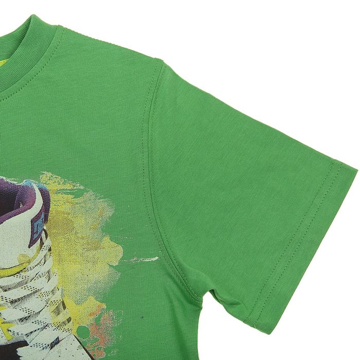 Футболка для мальчика, рост 134 см, цвет зелёный (арт. 16-1-40b-09-517-2)