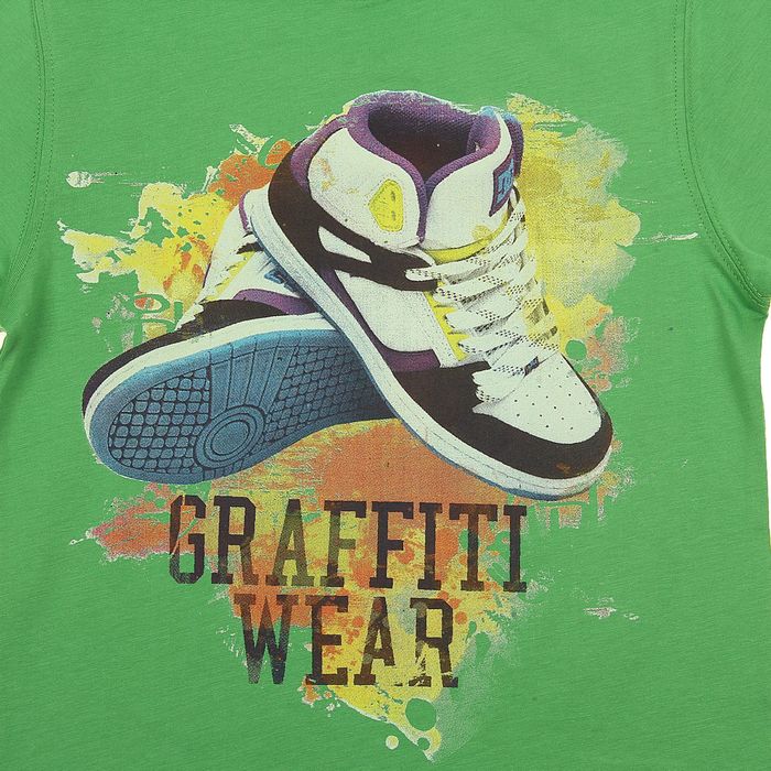 Футболка для мальчика, рост 134 см, цвет зелёный (арт. 16-1-40b-09-517-2)