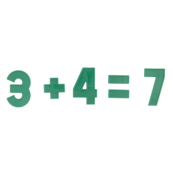 Магнитный набор цифр и знаков, h=35 мм, 52 шт.