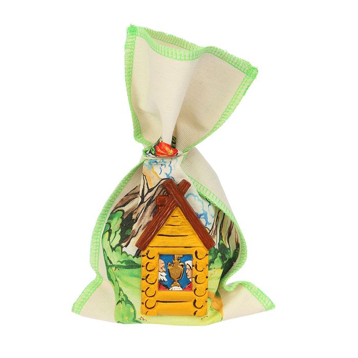 Мешочек для чая/сувенир "Изба"