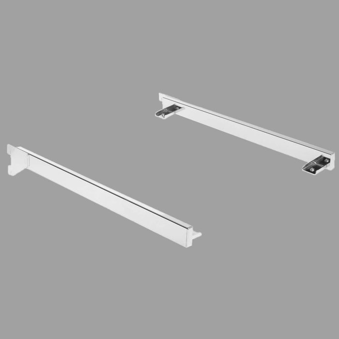 Полкодержатель усиленный L=50см, пара, хром