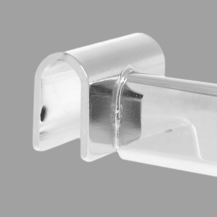 Кронштейн двойной на планку, хром