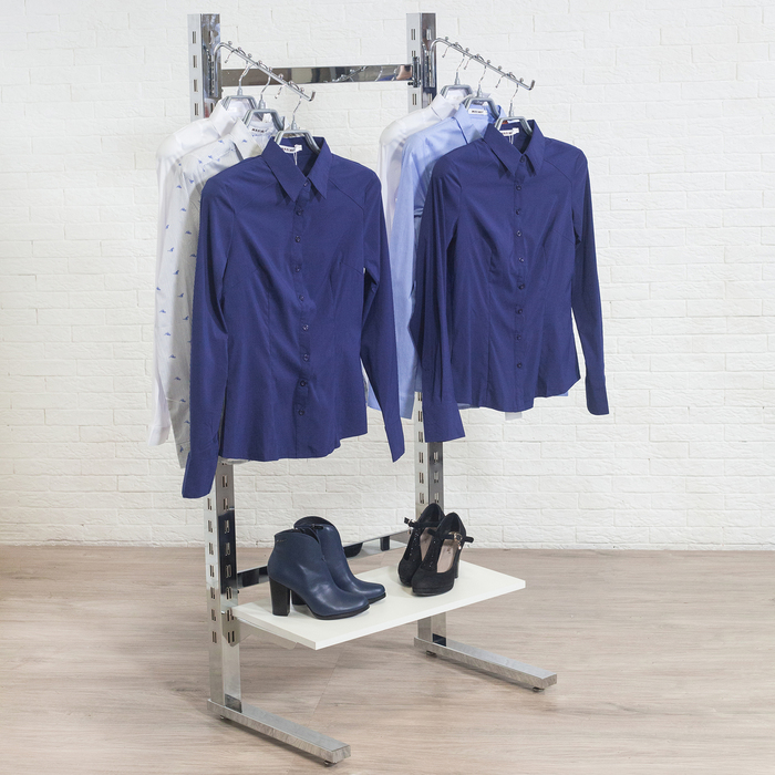 Полкодержатель, L=20 см, пара, хром