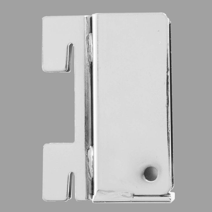 Держатель для стекла с упором (пара), хром