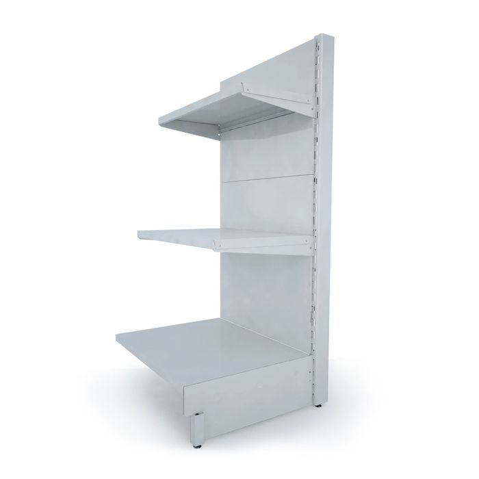 Штатив для стеллажа, двусторонний, 235 см, цвет белый