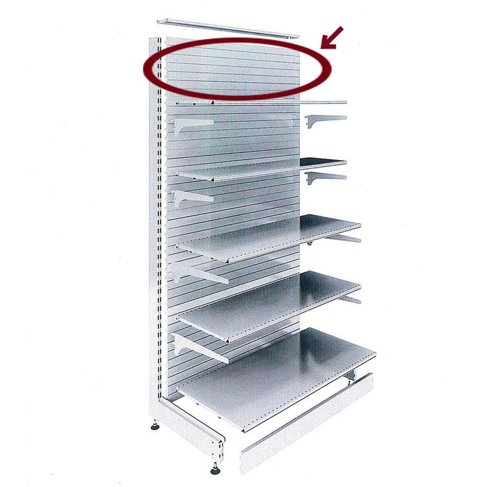 Панель для стеллажа, 45*90 см, цвет белый