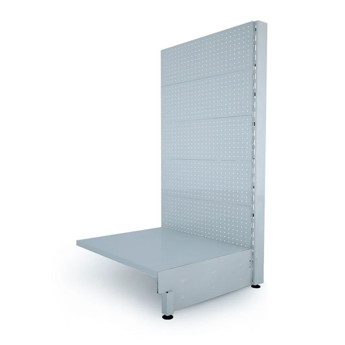 Кронштейн-полкодержатель для стеллажа, 30см, цвет белый