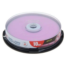 Диск DVD+RW Mirex, 4x, 4.7 Гб, Cake Box, 10 шт Ош