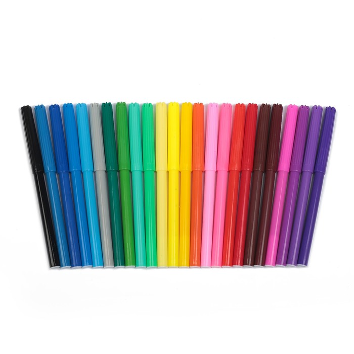 Фломастеры 24 цвета,вентилируемый колпачок DELI