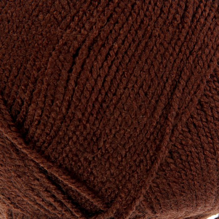 Пряжа Karolina (Каролина) 100% акрил 438м/100гр (4443 т.шоколад)