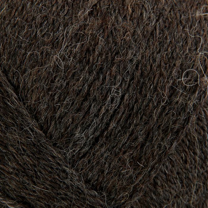 Пряжа Lada (Лада) 15% шерсть, 35% альпака, 50% акрил 380м/100гр (4606 м.т.корич.)